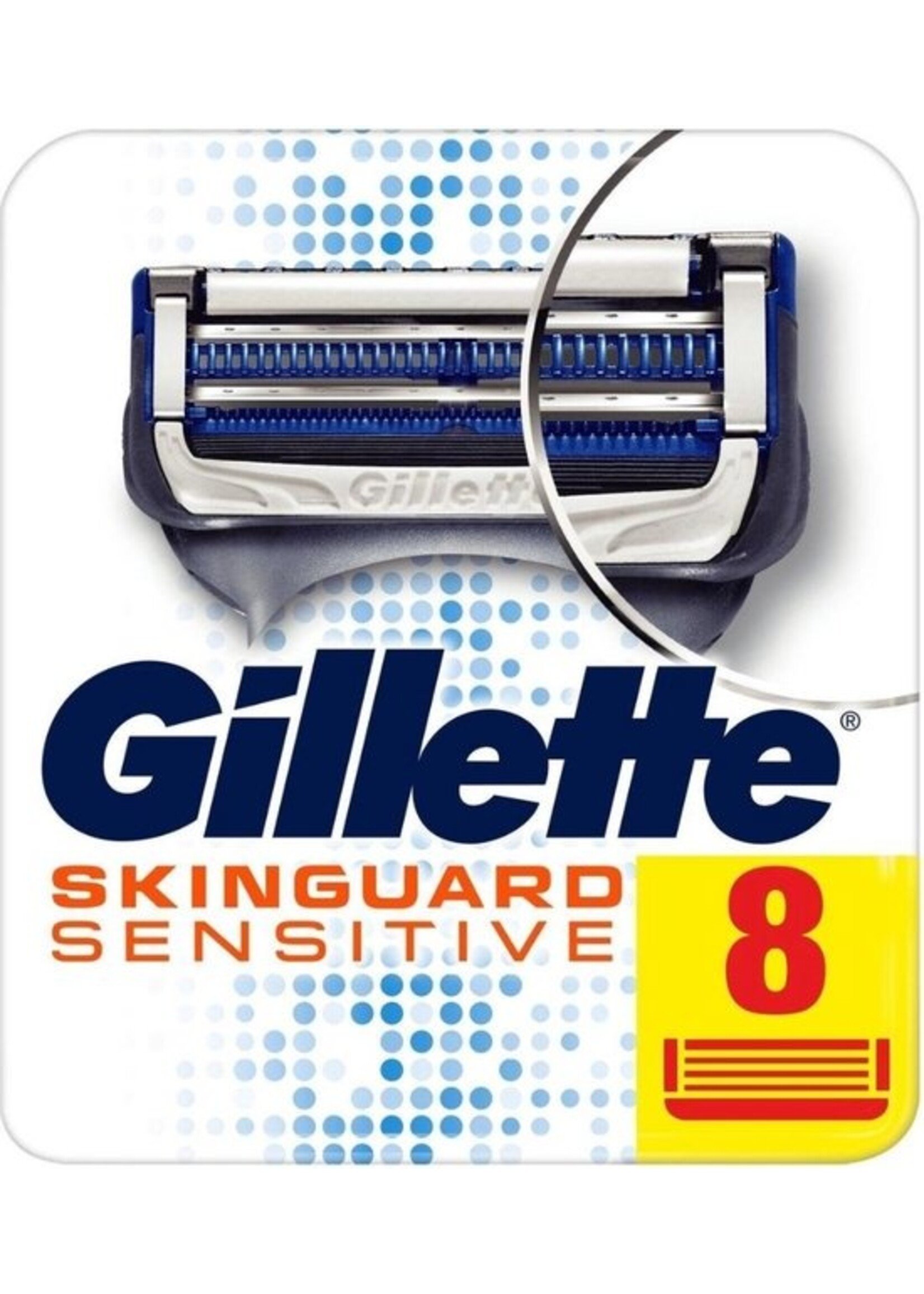 Gillette Skinguard Sensitive Scheermesjes Mannen - 8 stuks