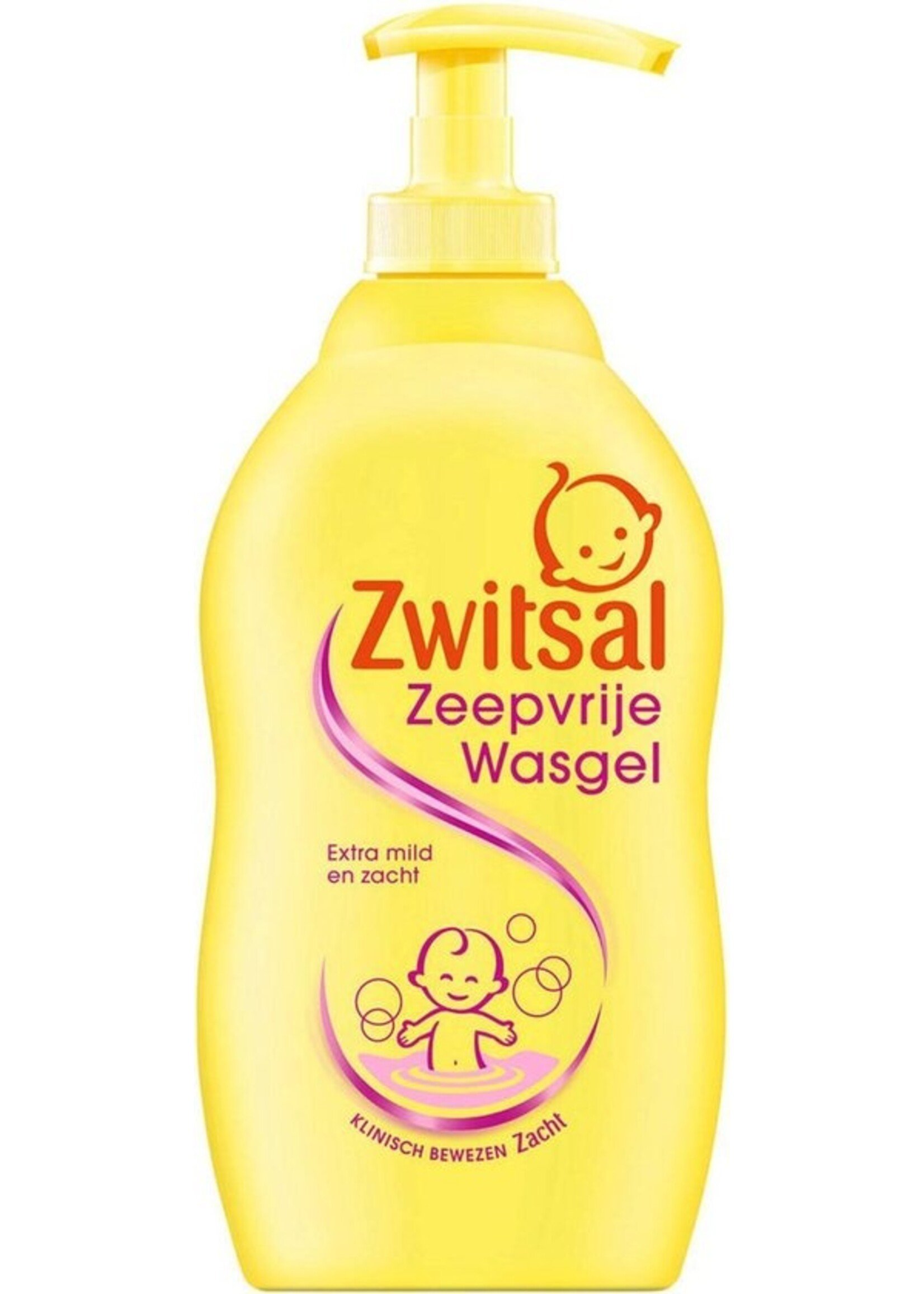 Zwitsal Zeepvrije Wasgel Pomp - Voordeelverpakking 6 x 400 ml