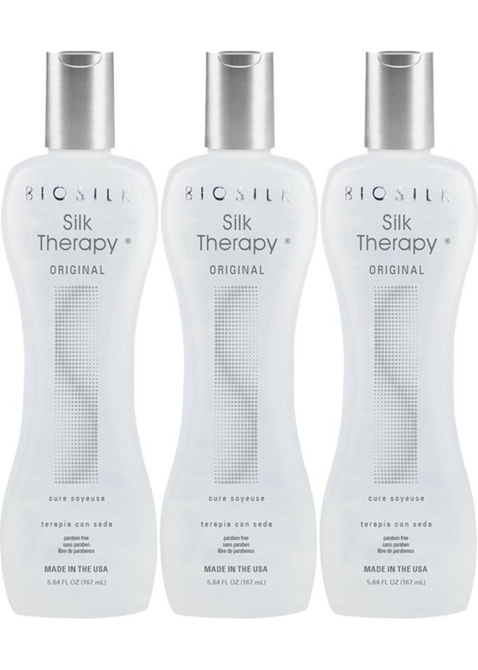 BIOSILK Silk Therapy Original Serum - Haarverzorging - 3 x 167 mL