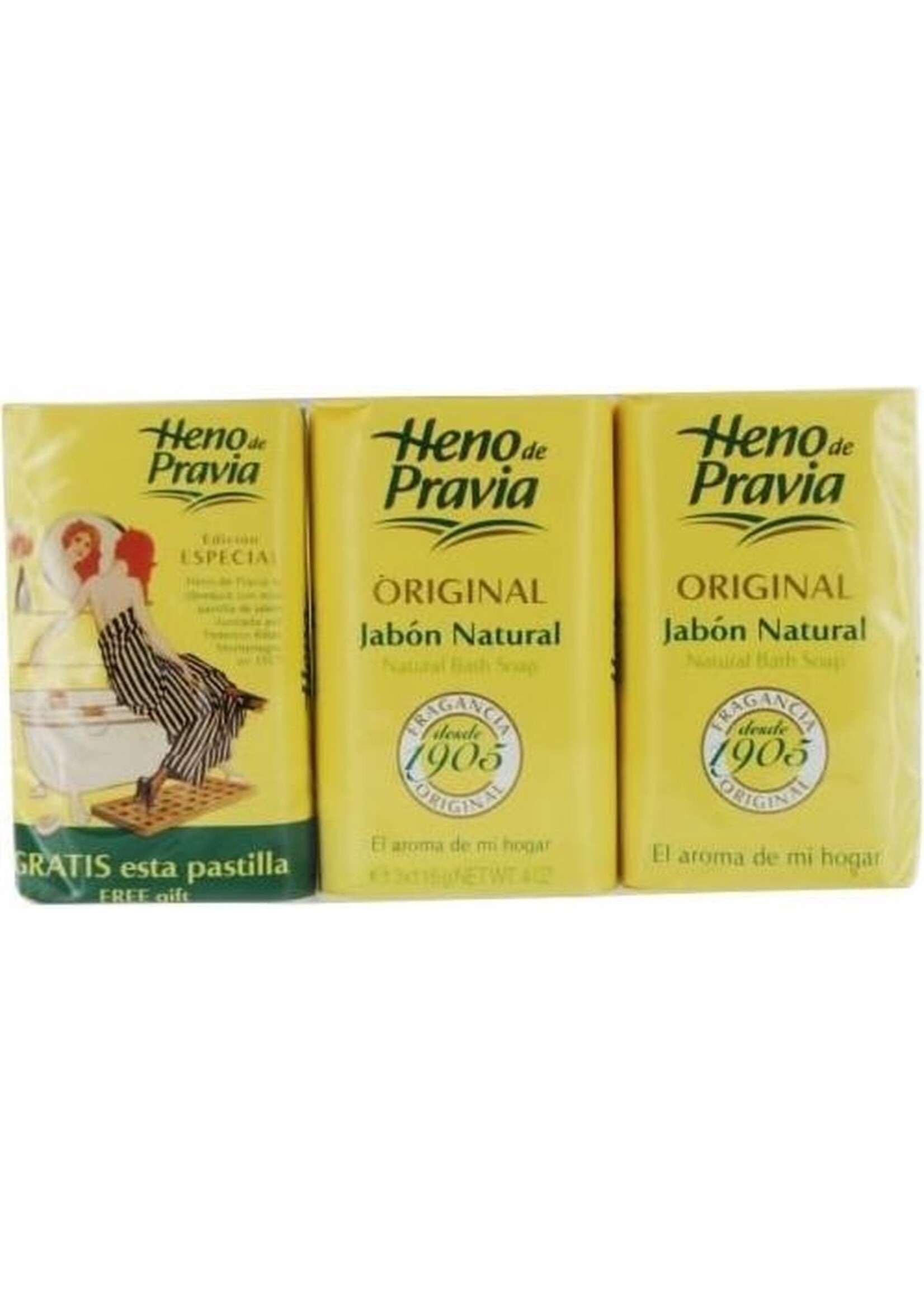 Heno de Pravia Zeep – Original Trio , 345 g - 1 stuks