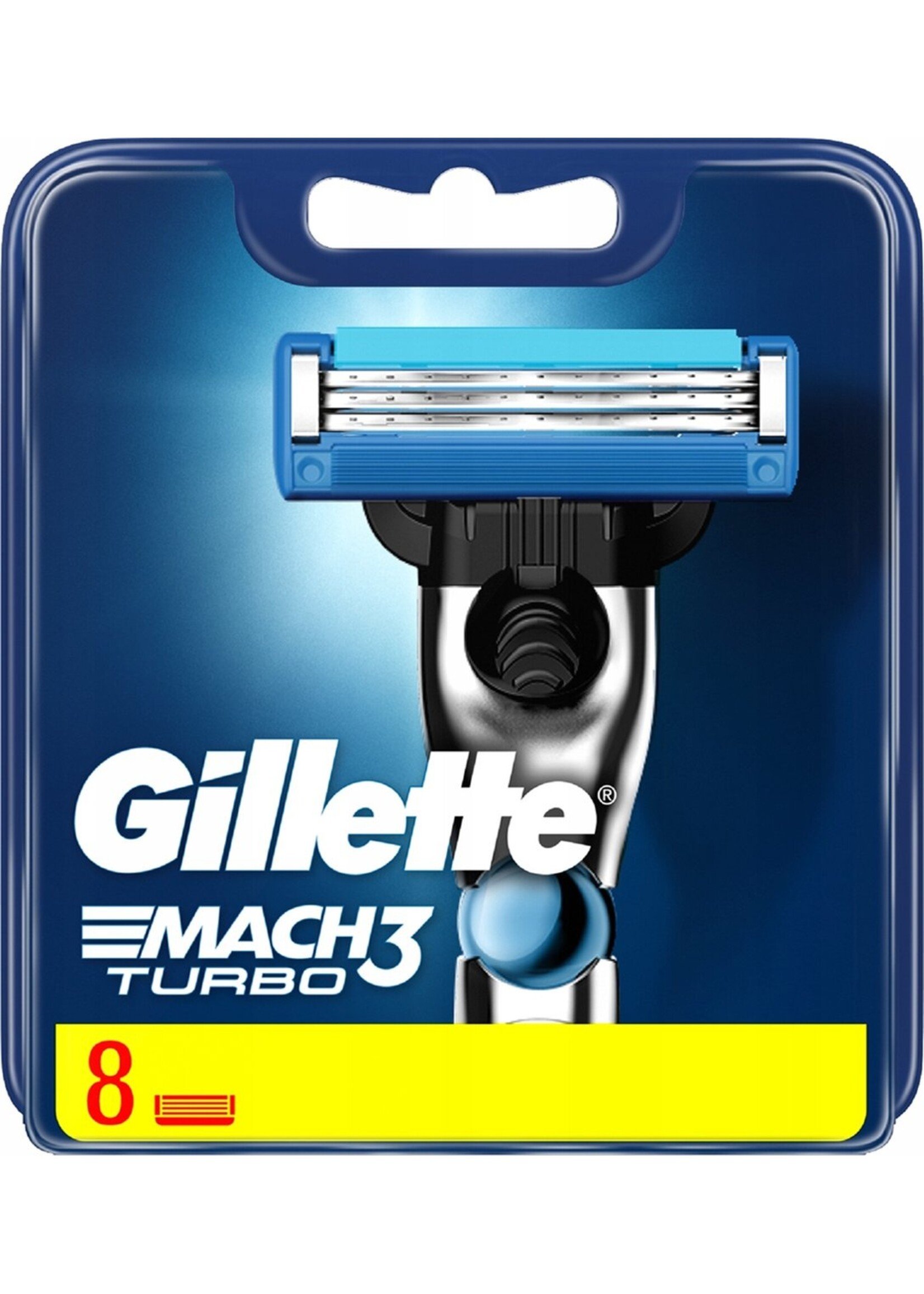 Gillette Mach 3 Turbo Scheermesjes 8 stuks