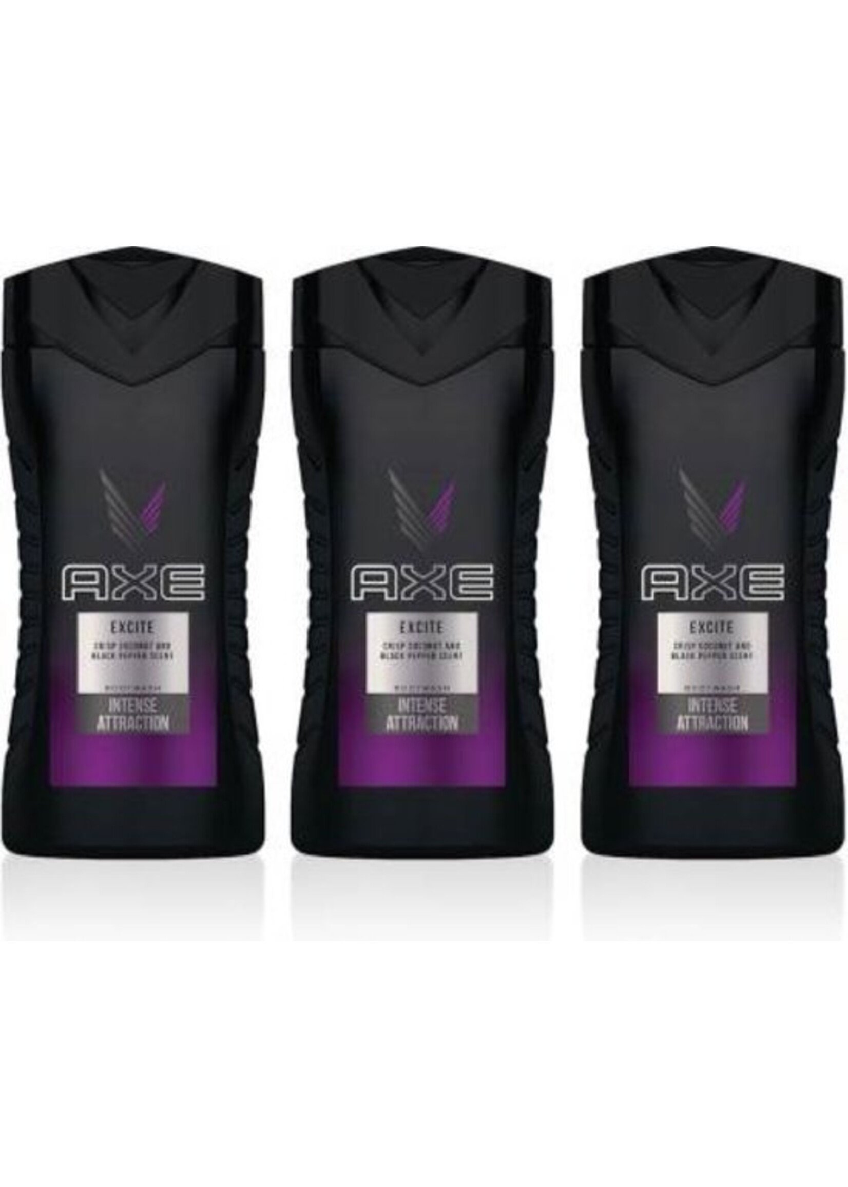 Axe Excite - 250 ml - Douche Gel - 3 stuks - Voordeelverpakking