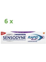 Sensodyne Sensodyne Rapid Relief Tandpasta 6 x 75ml Pack Voordeelverpakking