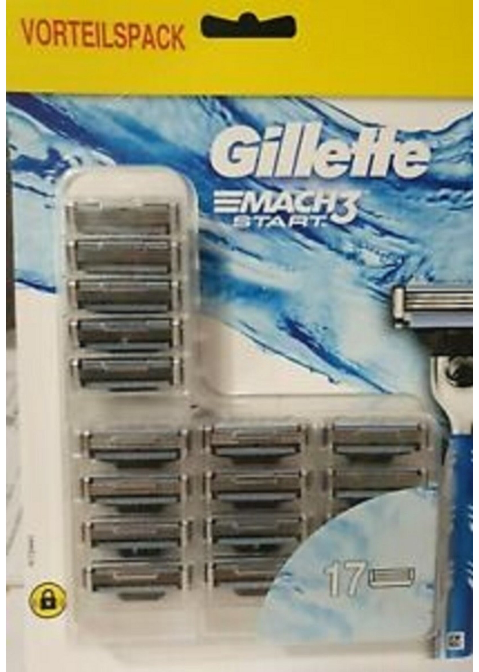 Gillette Macht 3 STSRT 17 Stuks