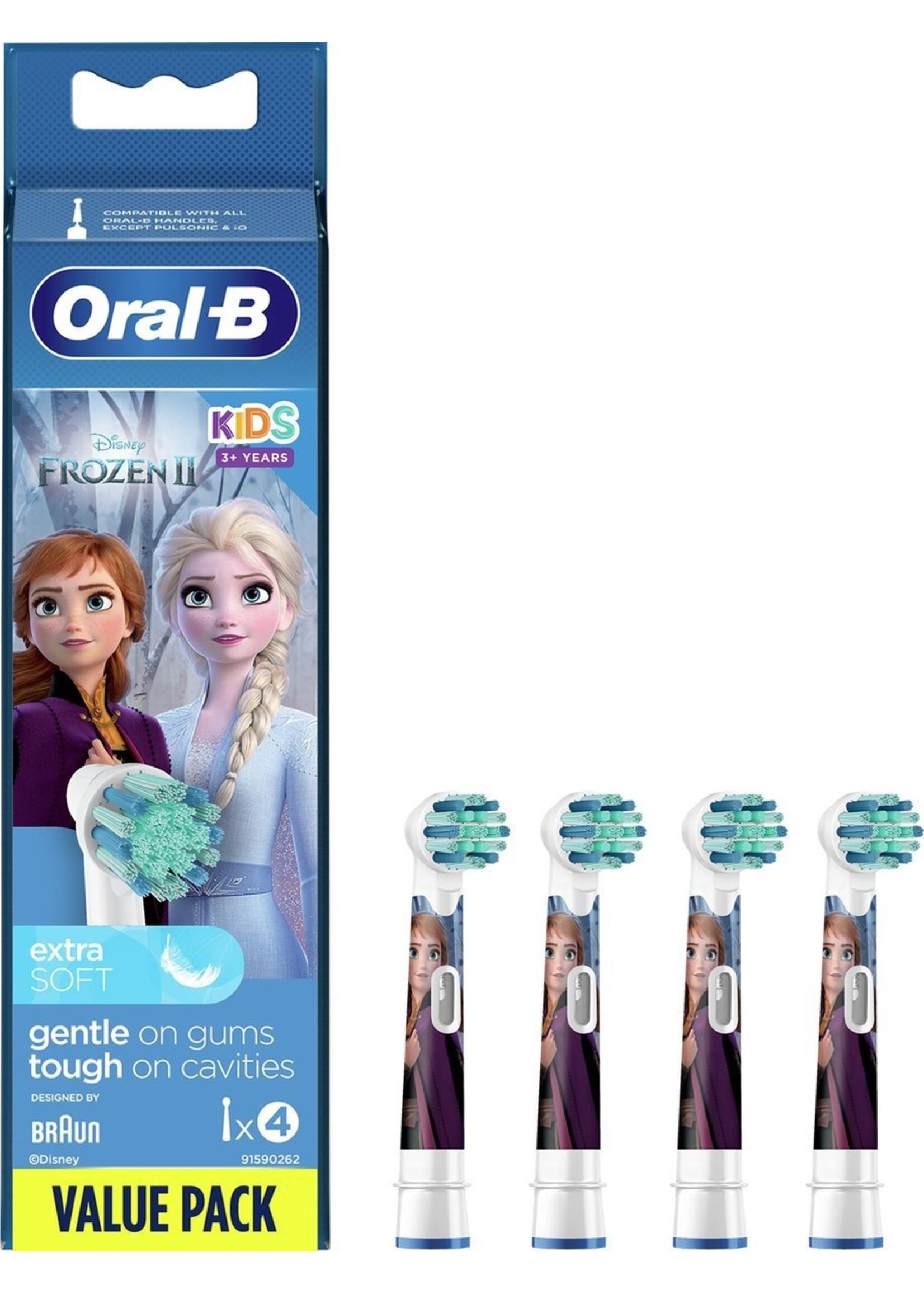 Oral-B Kids Disney Frozen - Opzetborstels - 8 stuks - Brievenbusverpakking