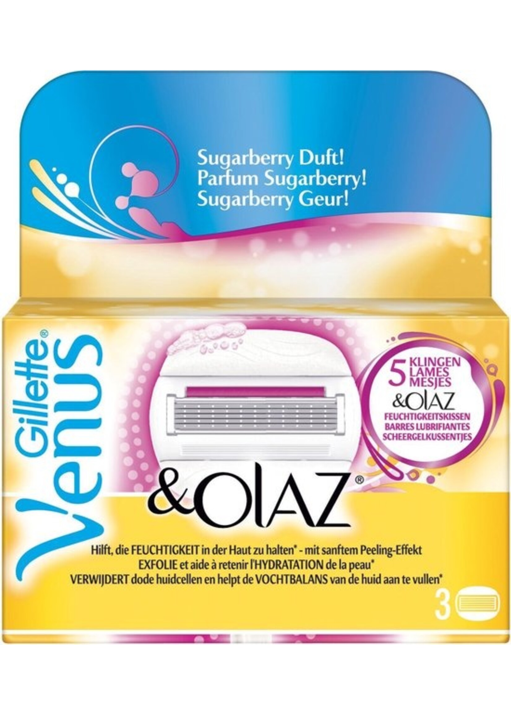 Gillette Venus & Olaz Sugarberry-3CT-scheermesje