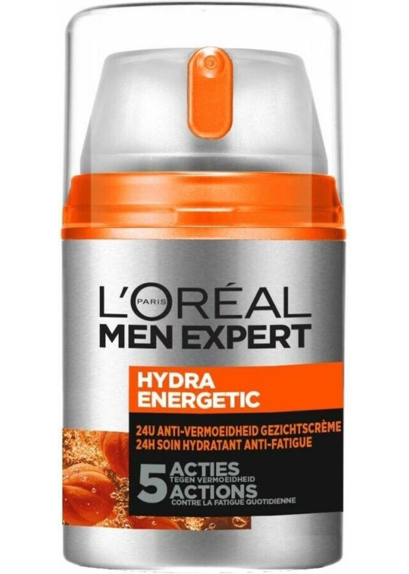 6x L'Oréal Men Expert Hydra Energetic Hydraterende Gezichtscrème 50 ml