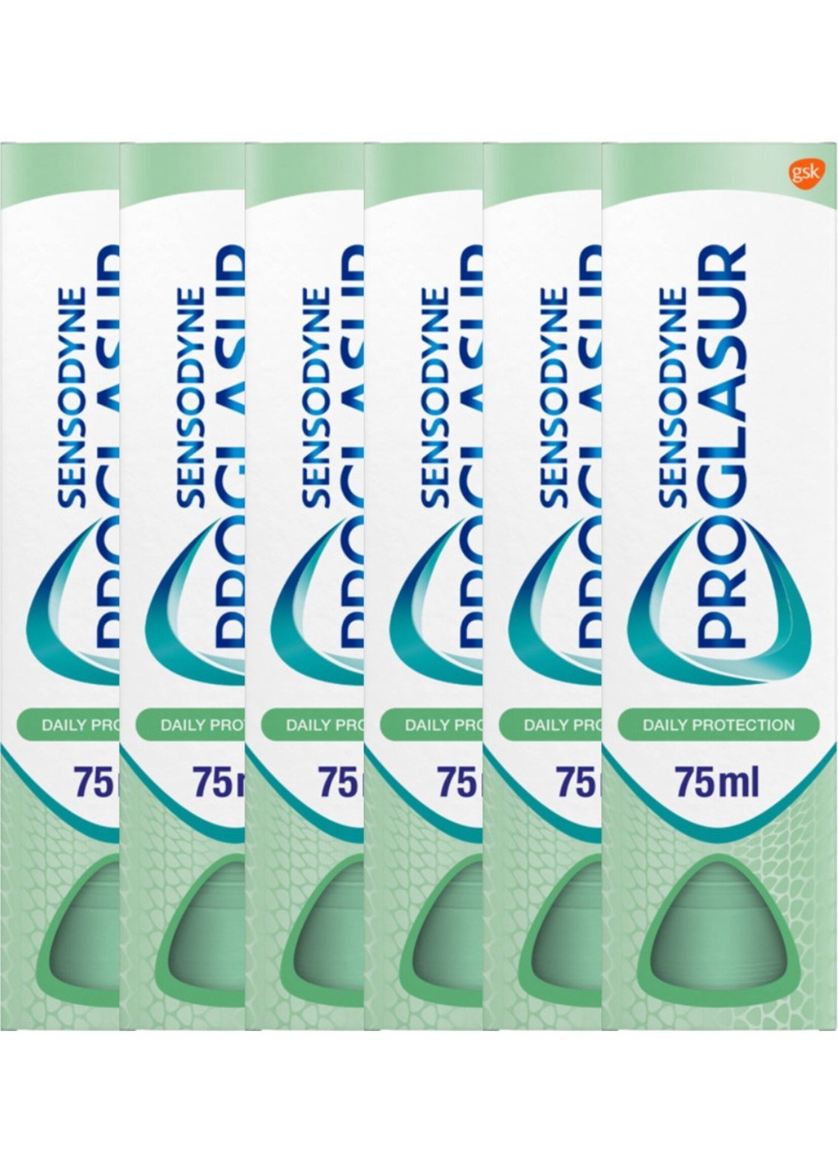 Sensodyne Sensodyne Tandpasta 6 x 75 ml Proglasur Daily Protection Voordeelverpakking