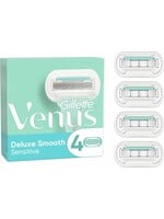 Gillette Venus Sensitive Smooth 4 stuks Scheermesjes voor Vrouwen