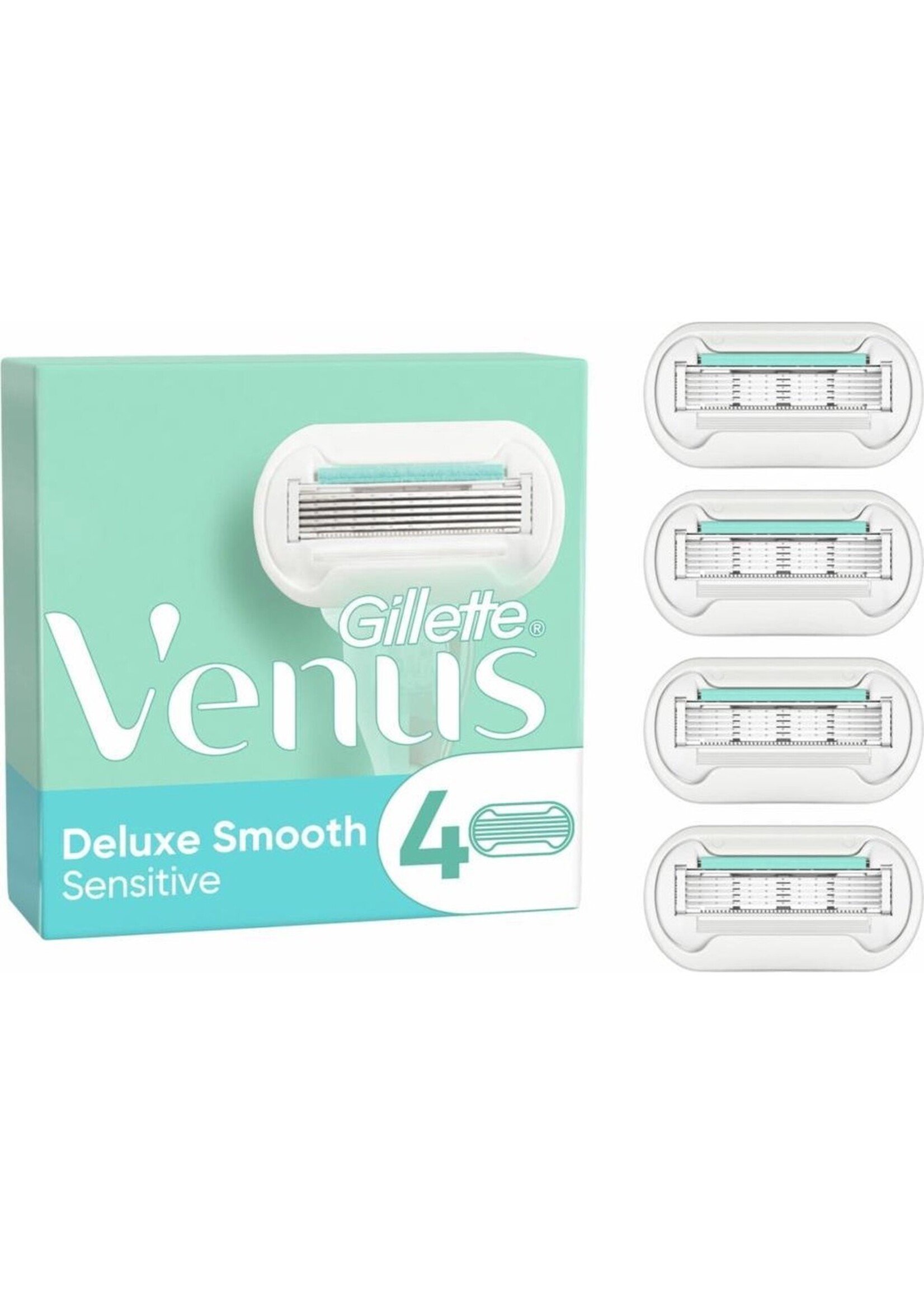 Gillette Venus Sensitive Smooth 4 stuks Scheermesjes voor Vrouwen