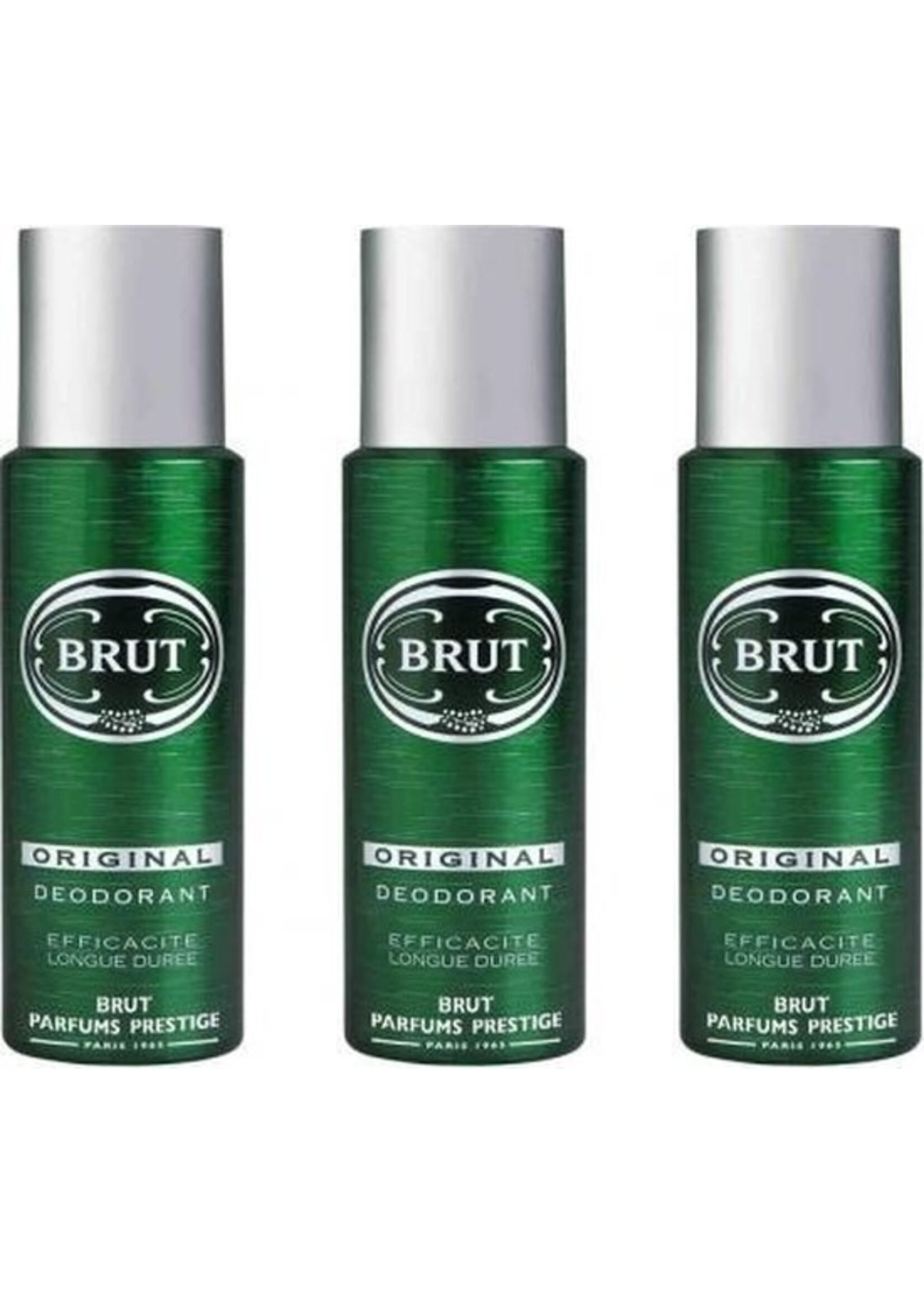 3x Brut deospray original 200 ml