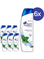 Head & Shoulders Menthol Fresh - Voordeelverpakking 6x280ml - Shampoo