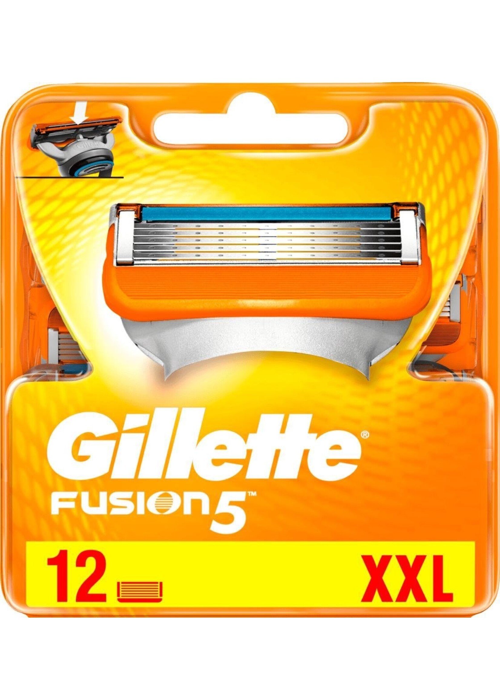 GILLETTE Gillette Fusion5 -scheermesjes-12-pack