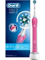 Oral-B Pro 2 2000N CrossAction - Roze - Elektrische Tandenborstel