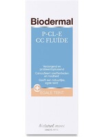 Biodermal P-CL-E CC fluïde - Getinte camouflerende crème - tube 50ml