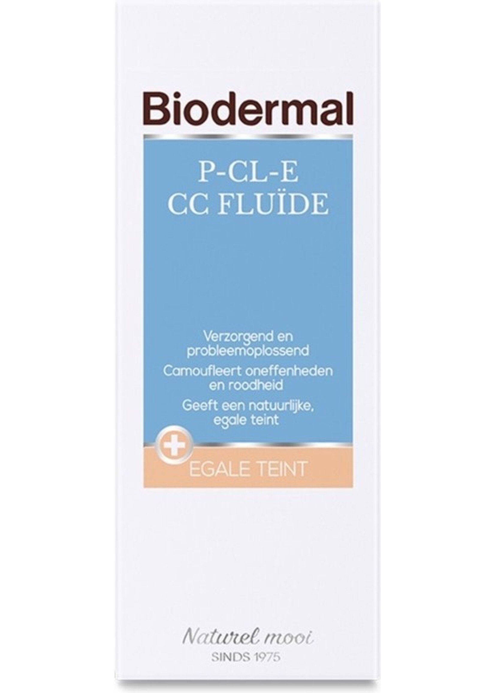 Biodermal P-CL-E CC fluïde - Getinte camouflerende crème - tube 50ml
