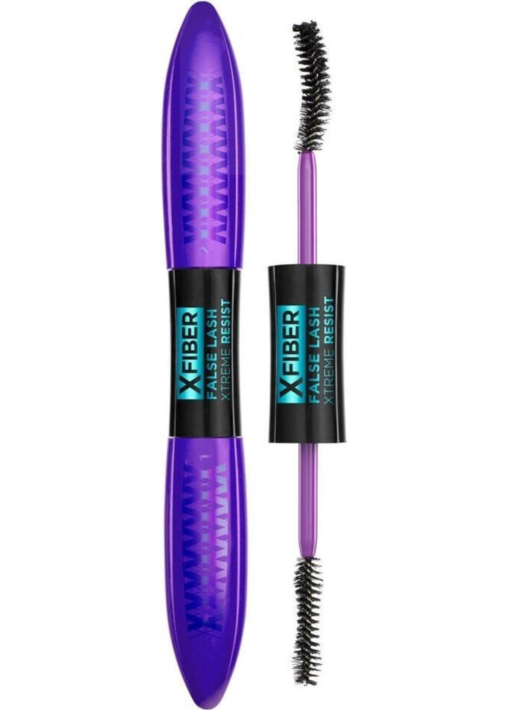 3x L'Oréal False Lash X-Fiber Mascara Xtreme Resist Waterproof Zwart