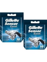 Gillette Sensor Excel Scheermesjes - 20 Stuks