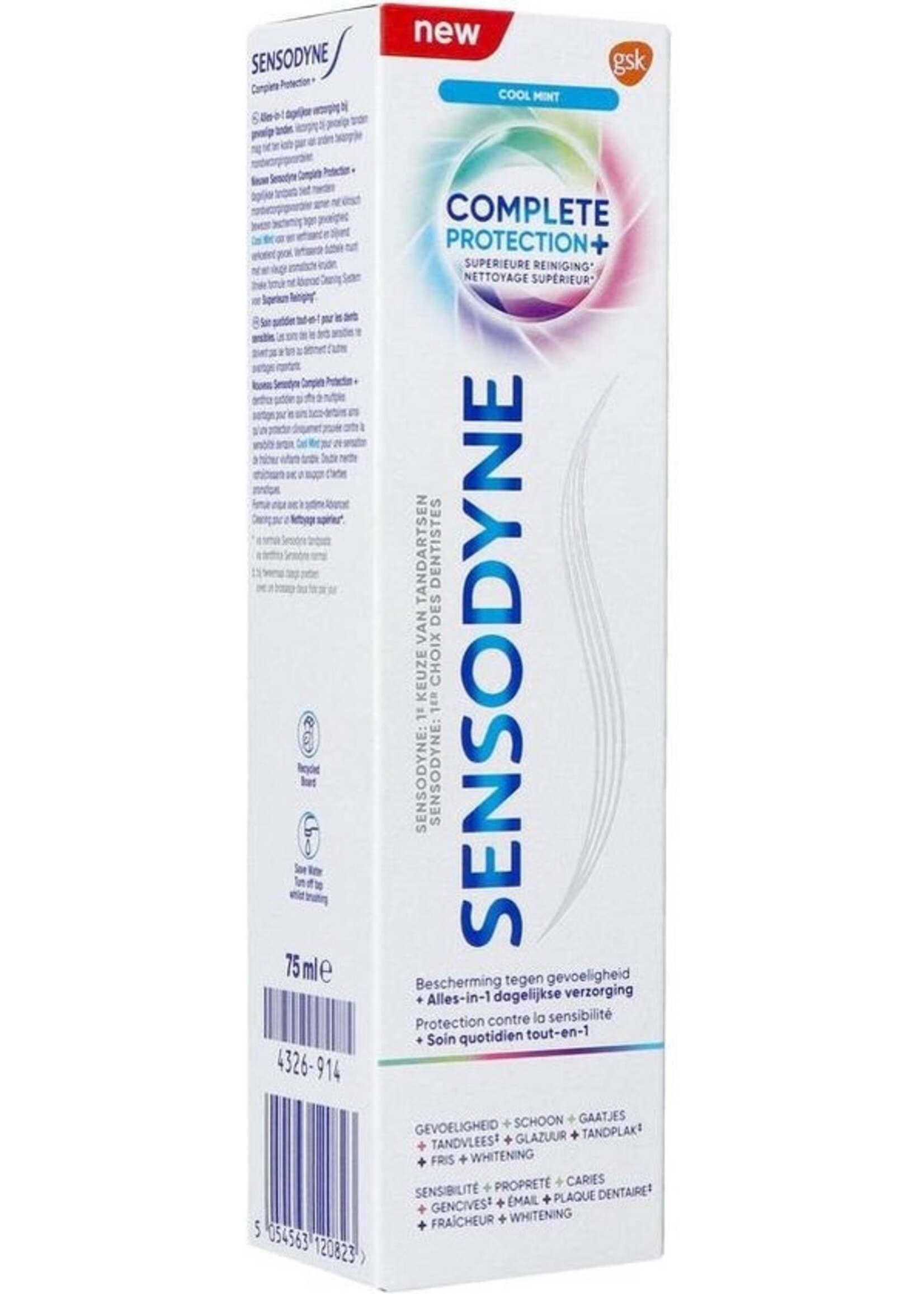 Sensodyne Complete Protection Tandpasta 3 pack