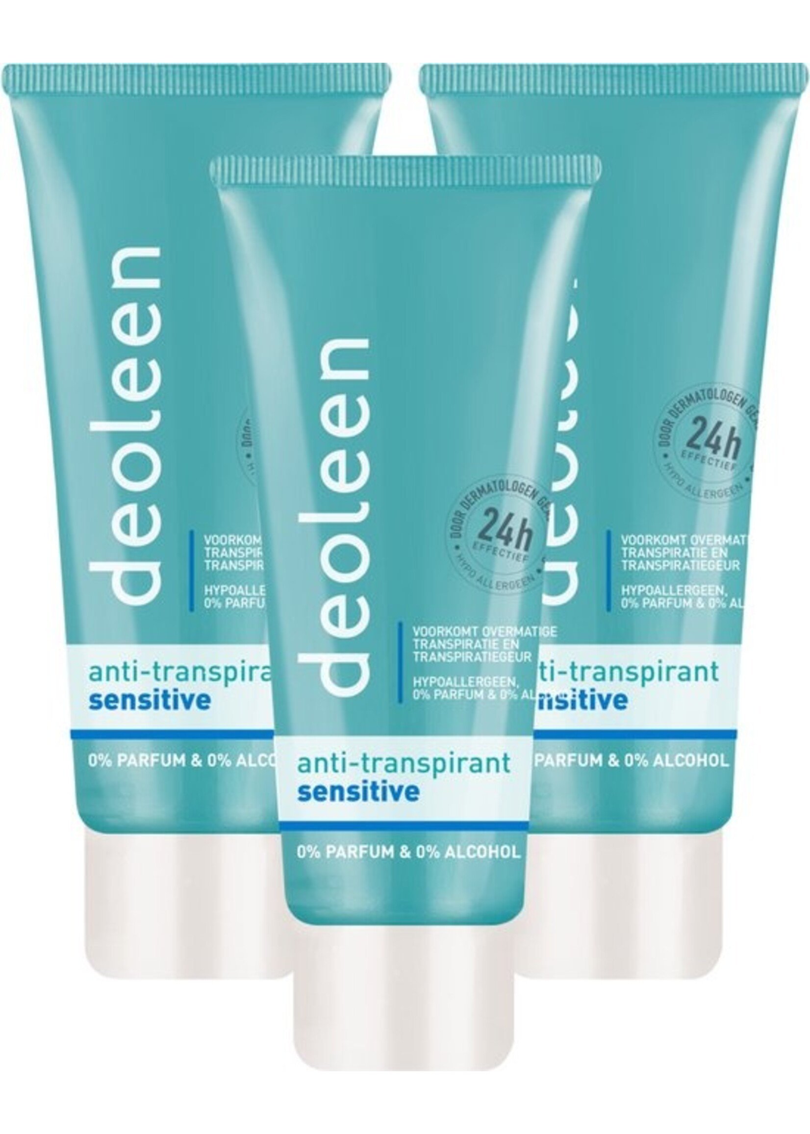 3 x Deoleen deocreme sensitive 50 ml