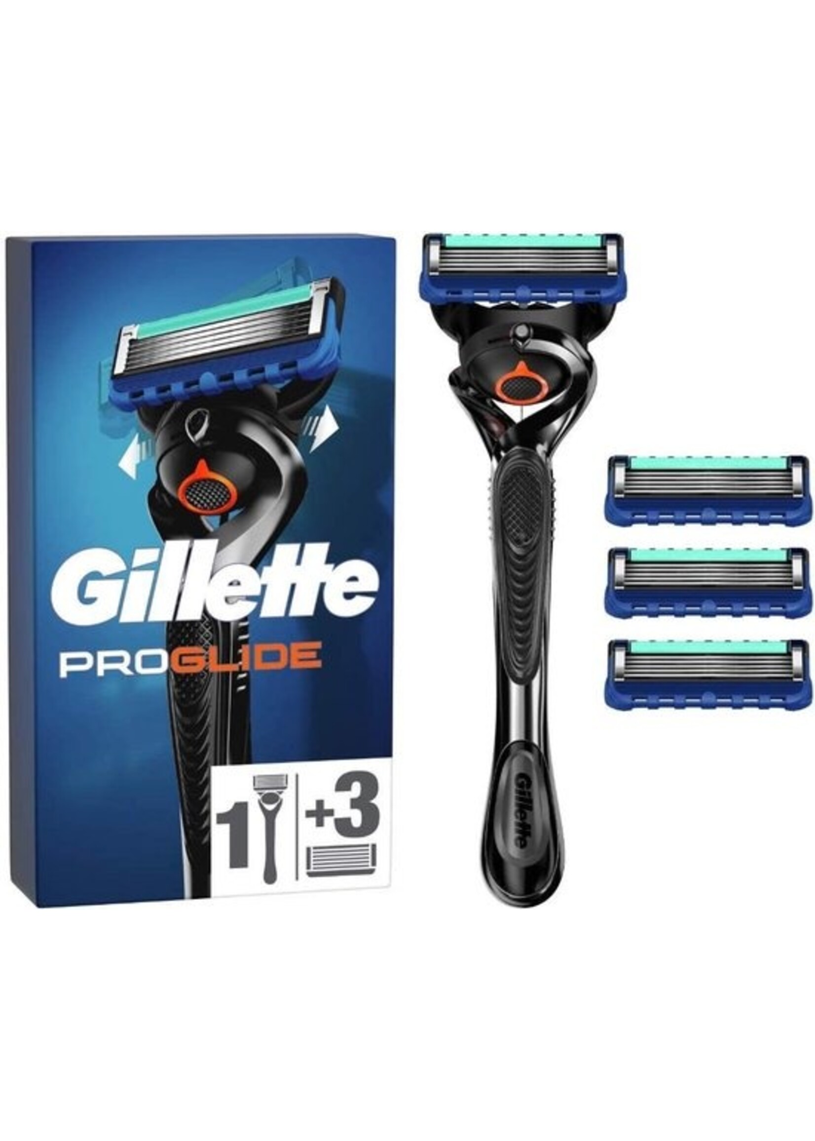 Gillette Fusion5 Scheersysteem + 3 scheermesjes Mannen