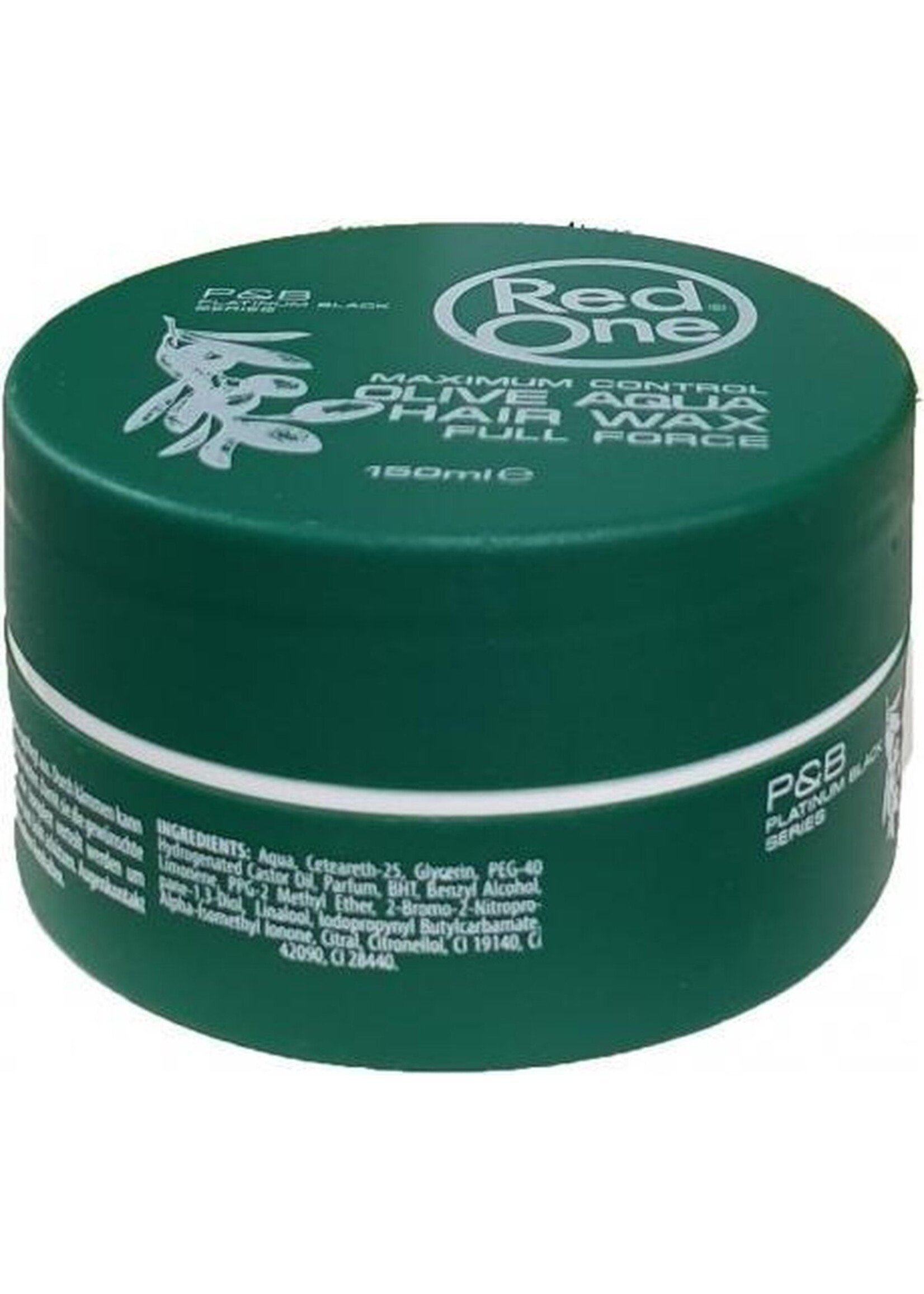 6x RedOne Haarwax – Aqua Hair Wax Olive