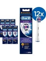 Oralb Braun Oral-B 3D White - Opzetborstels - 12 Stuks