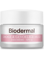 Biodermal Dagcrème Droge & gevoelige huid - 50ml - Hydrateert en herstelt