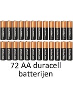 72 stuks AA Duracell alkaline batterijen