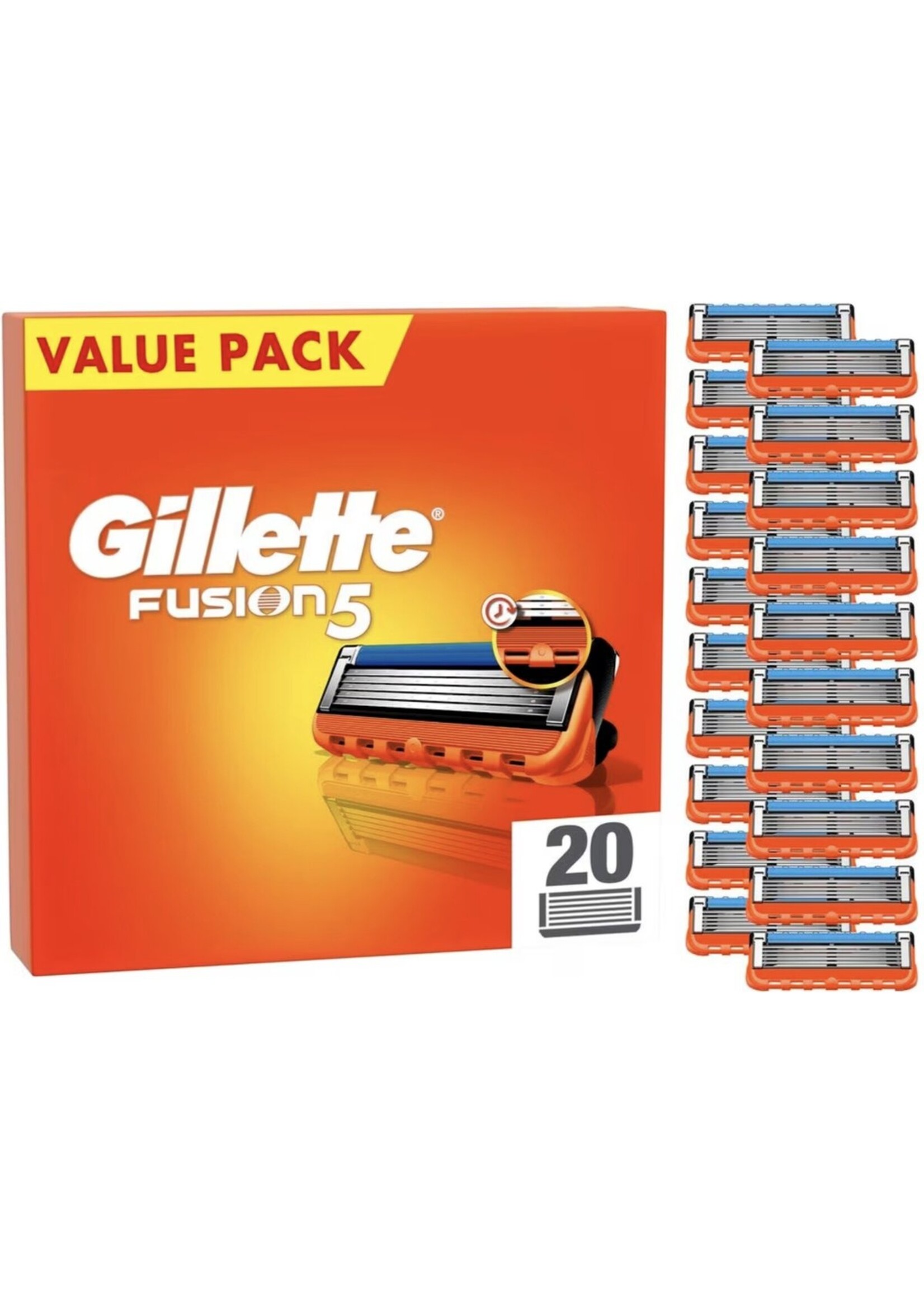 GILLETTE GILLETTE FUSION 5 SCHEERMESJES VOORDEELPAK