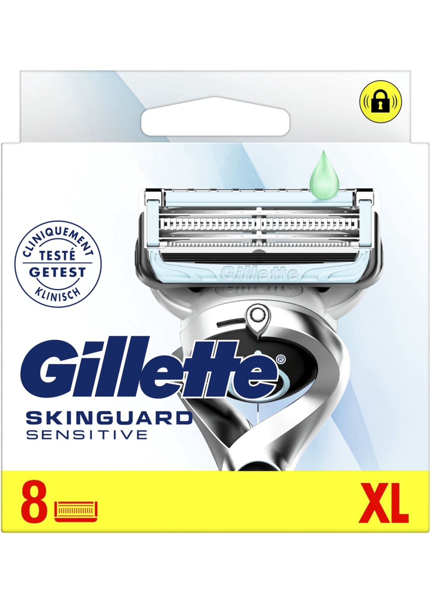 GILLETTE Gillette SkinGuard Sensitive Scheermesjes - 8 Navulmesjes