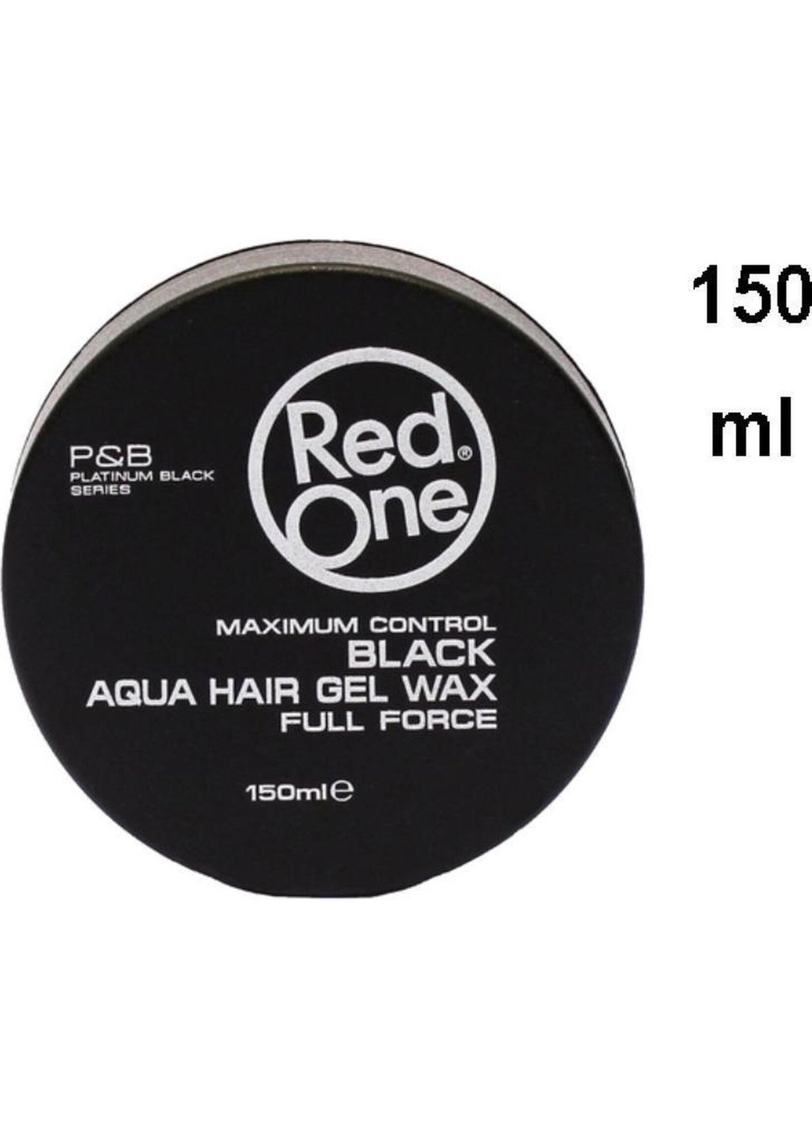 6x RedOne Haarwax – Aqua Hair Wax Zwart