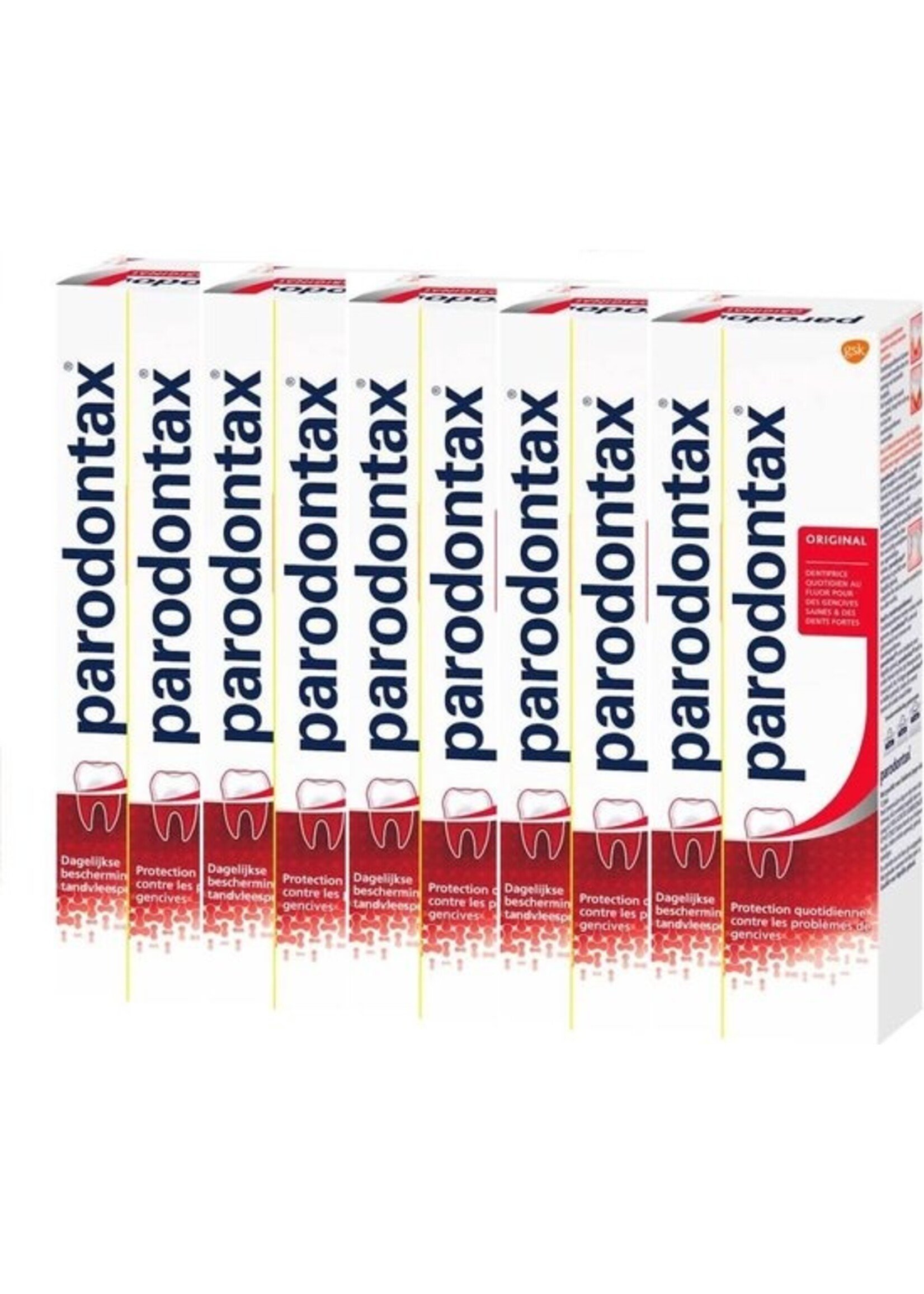 10 x Parodontax Fluoride - 75 ml - Tandpasta