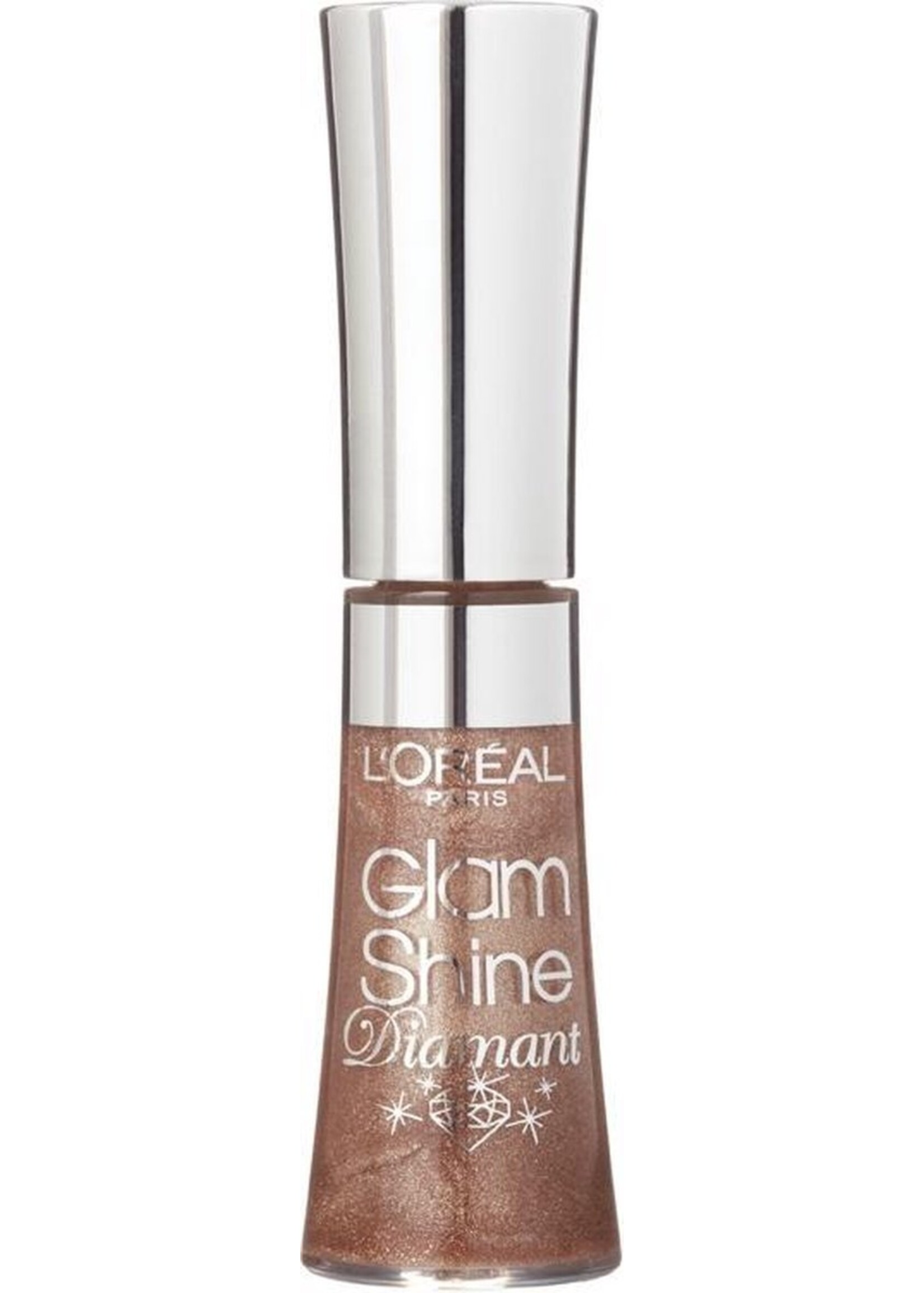 L'Oréal  L’Oréal Paris Glam Shine - 170 Nude Carat - Bruin - Lipgloss