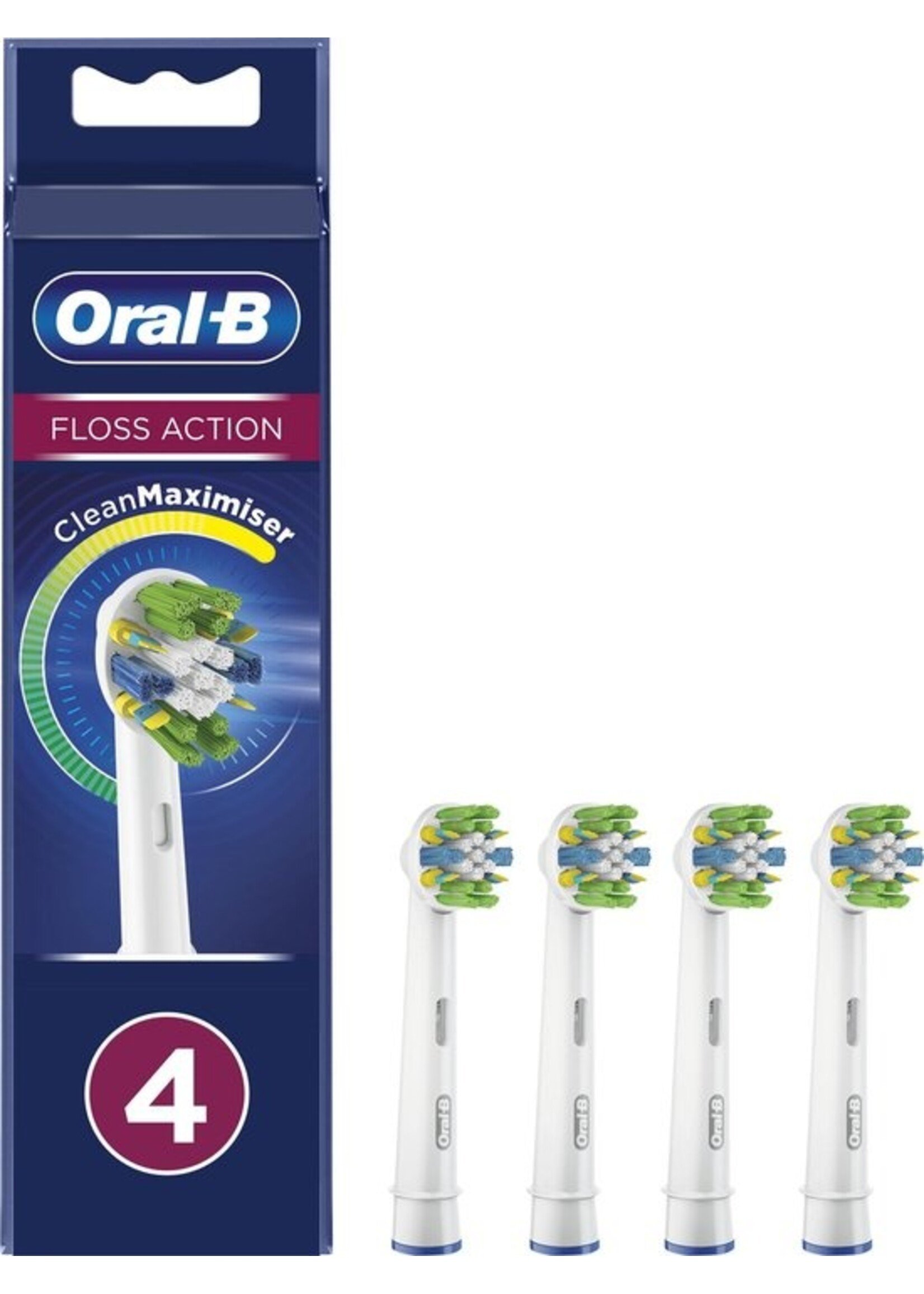 Oralb Braun Oral-B Floss Action Opzetborstels - 4 stuks