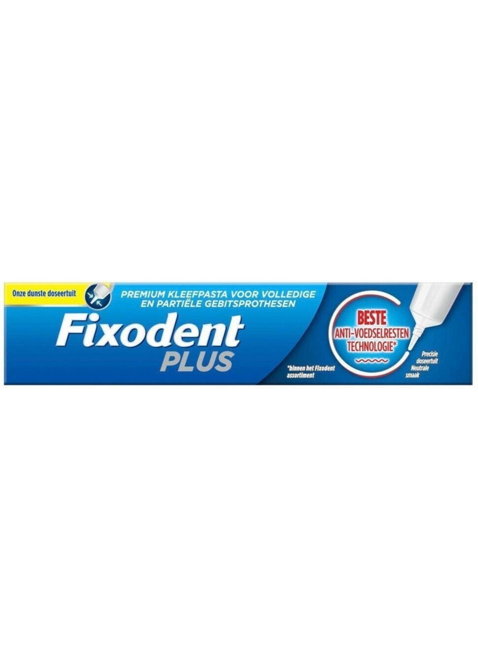 Fixodent Kleefpasta Plus Anti-voedselresten 40 gr