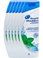 HEAD & SHOULDERS Menthol Refresh - 6 x 400 ml - Shampoo - Voordeelverpakking