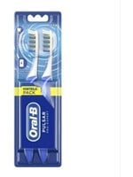 Oralb Braun Oral b tandenborstel pulsar medium 2 stuks