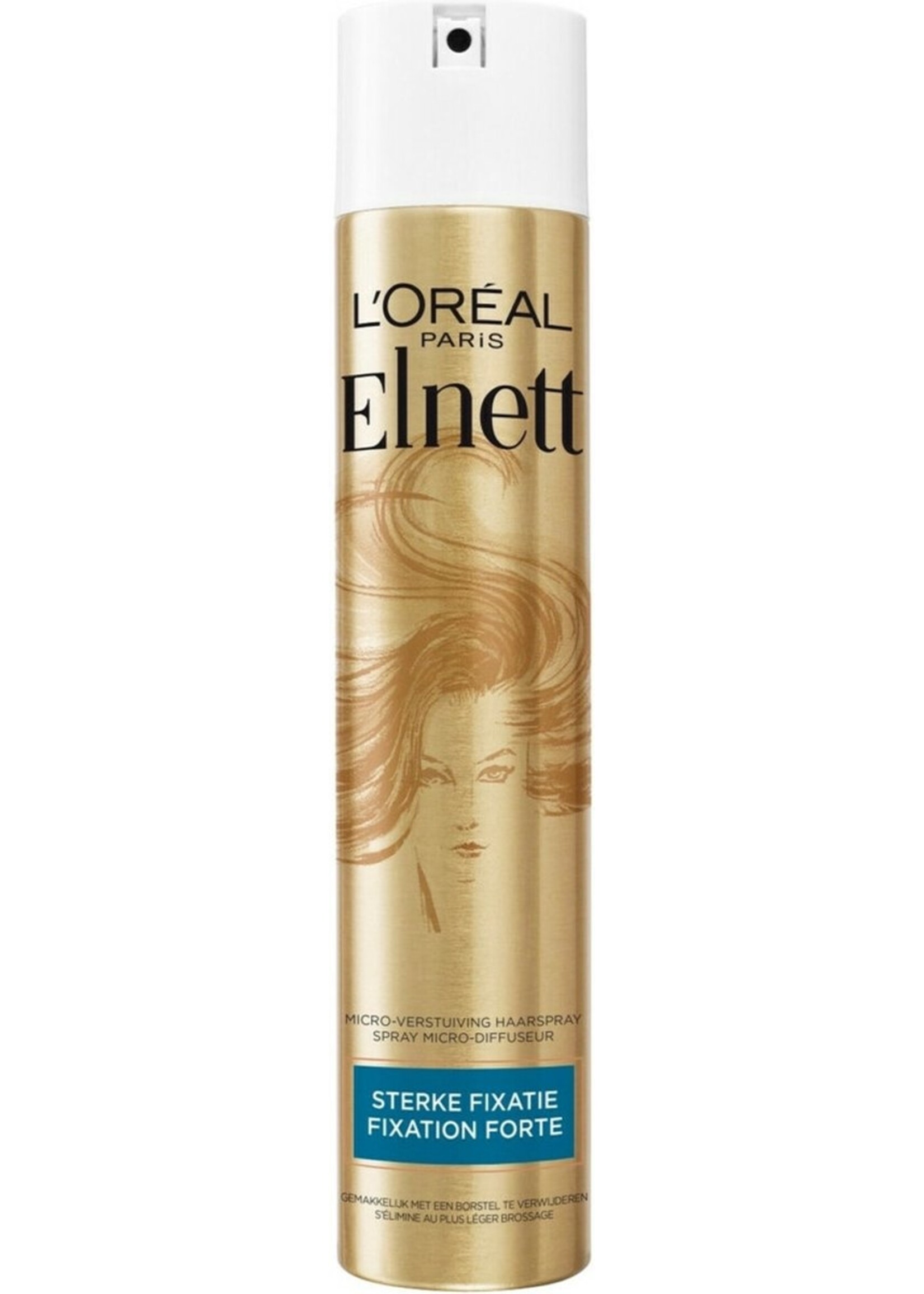 L'Oréal  L’Oréal Paris Elnett Satin Haarspray Sterke Fixatie - 400ml