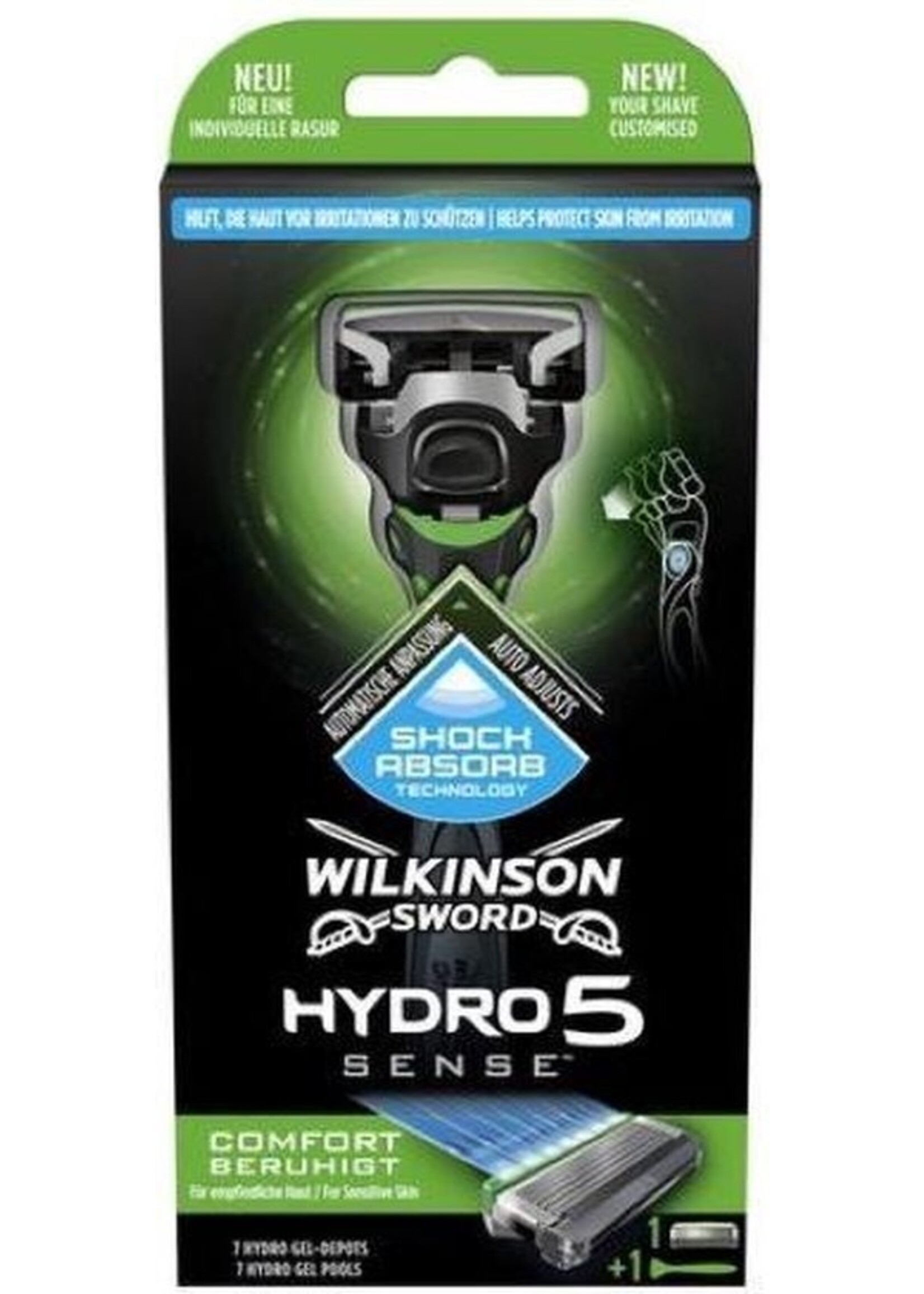 Wilkinson Sword scheermesje Hydro 5 sense met 1 mes