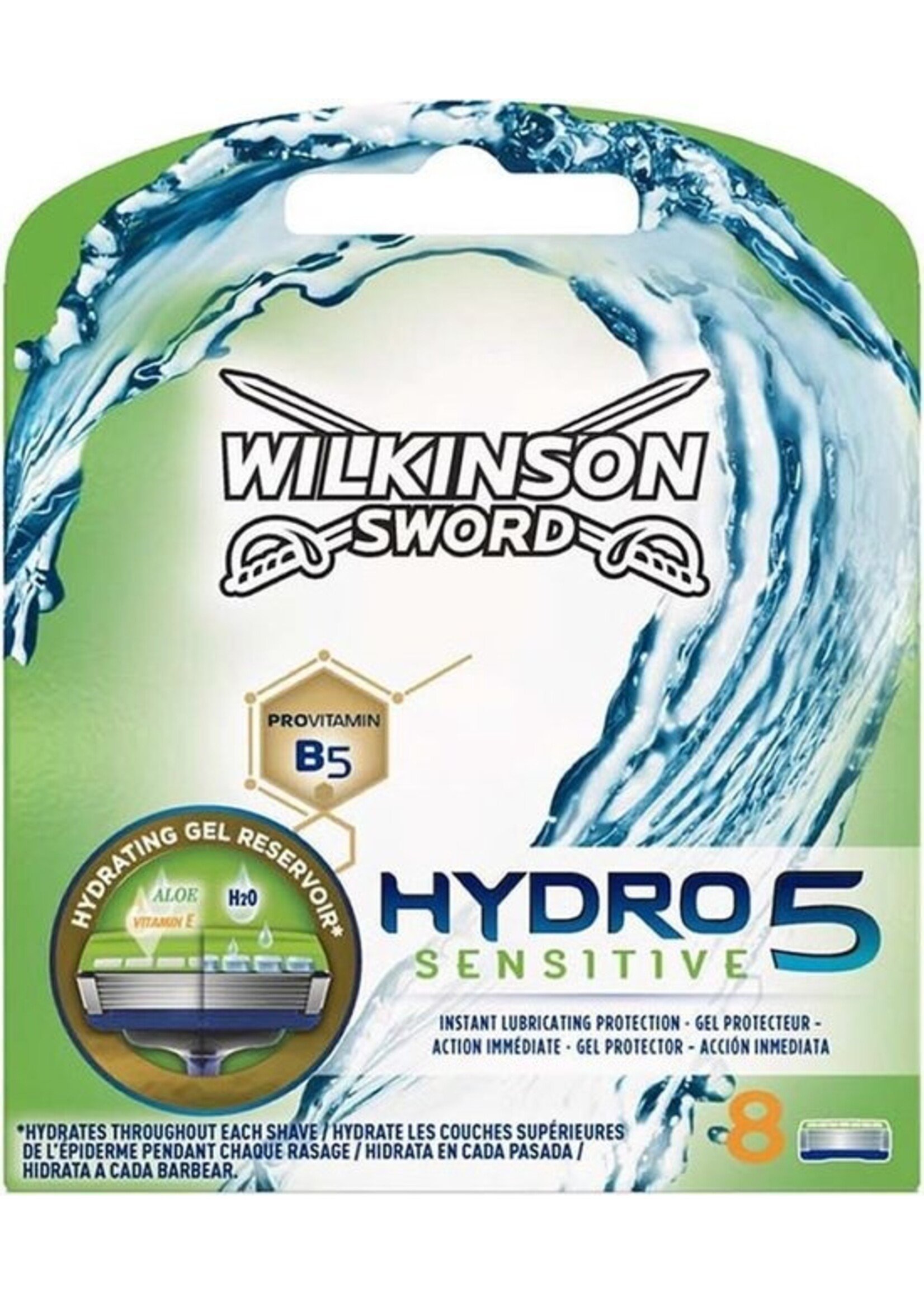 Wilkinson Hydro 5 Scheermesjes Sensitive - 8 Stuks