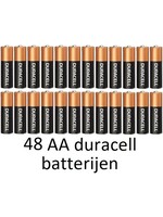 48 stuks AA Duracell alkaline batterijen