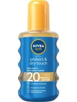 NIVEA SUN Zonnebrand - Protect & Dry Touch Transparante Zonnespray - SPF 20 - 200 ml