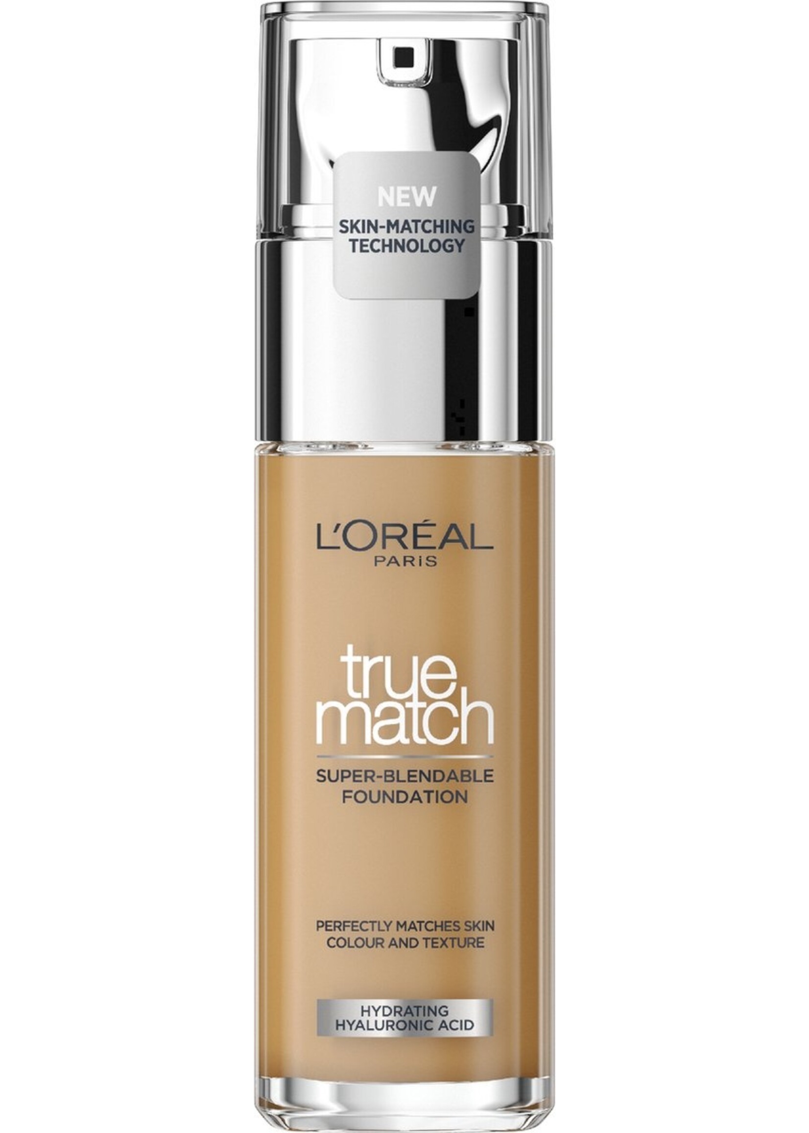 L'Oréal  L’Oréal Paris - True Match Foundation - 6,5D/W - Natuurlijk Dekkende Foundation met Hyaluronzuur en SPF 16 - 30 ml