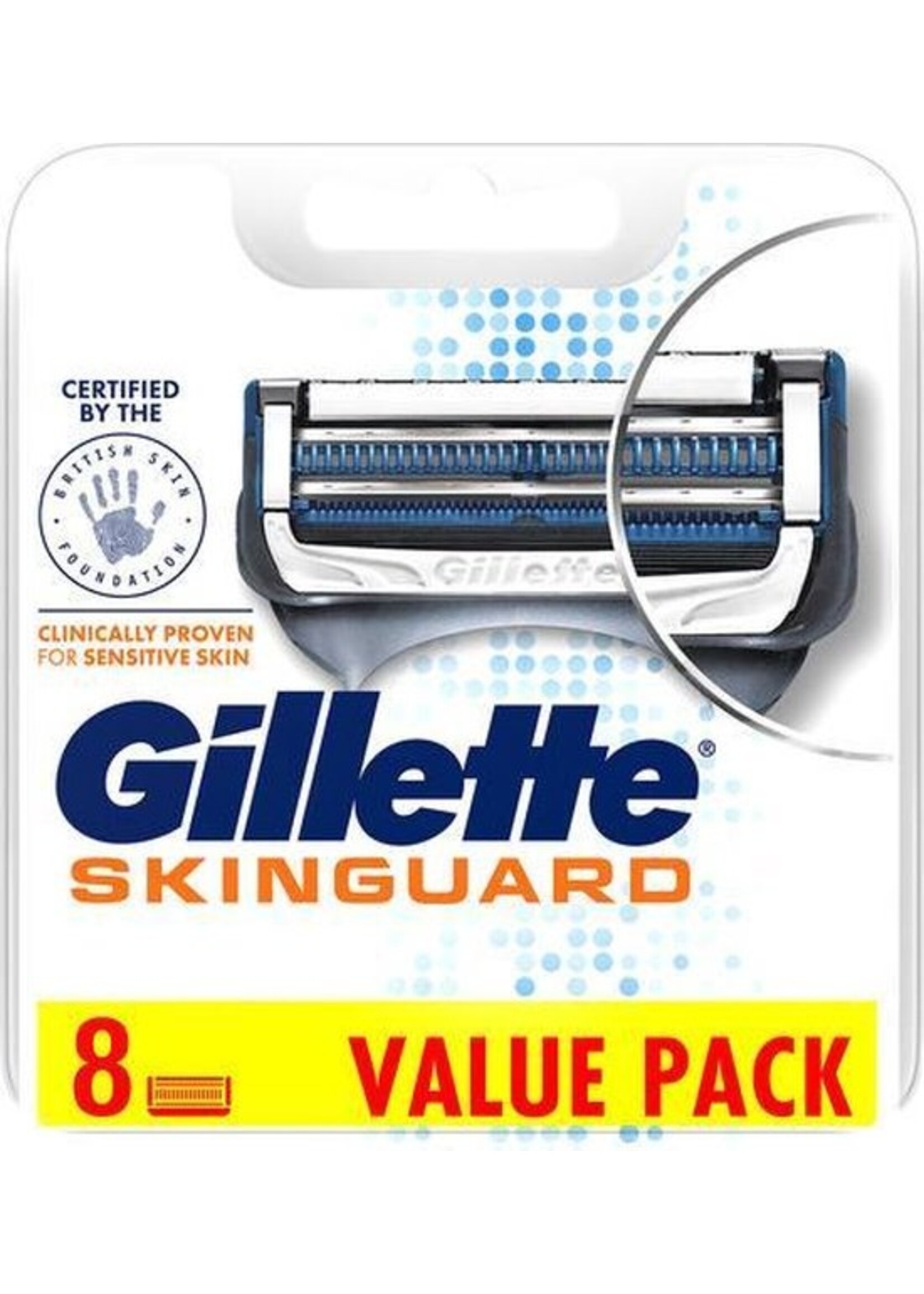 GILLETTE Gillette SkinGuard scheermesje 8 stuk(s) Mannen