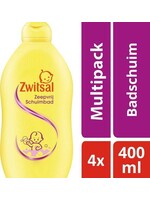 Zwitsal Schuimbad /Badschuim Zeepvrij - Voordeelverpakking 4 x 400 ML