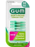 GUM Soft-Picks Comfort Flex Regular Medium 80 stuks