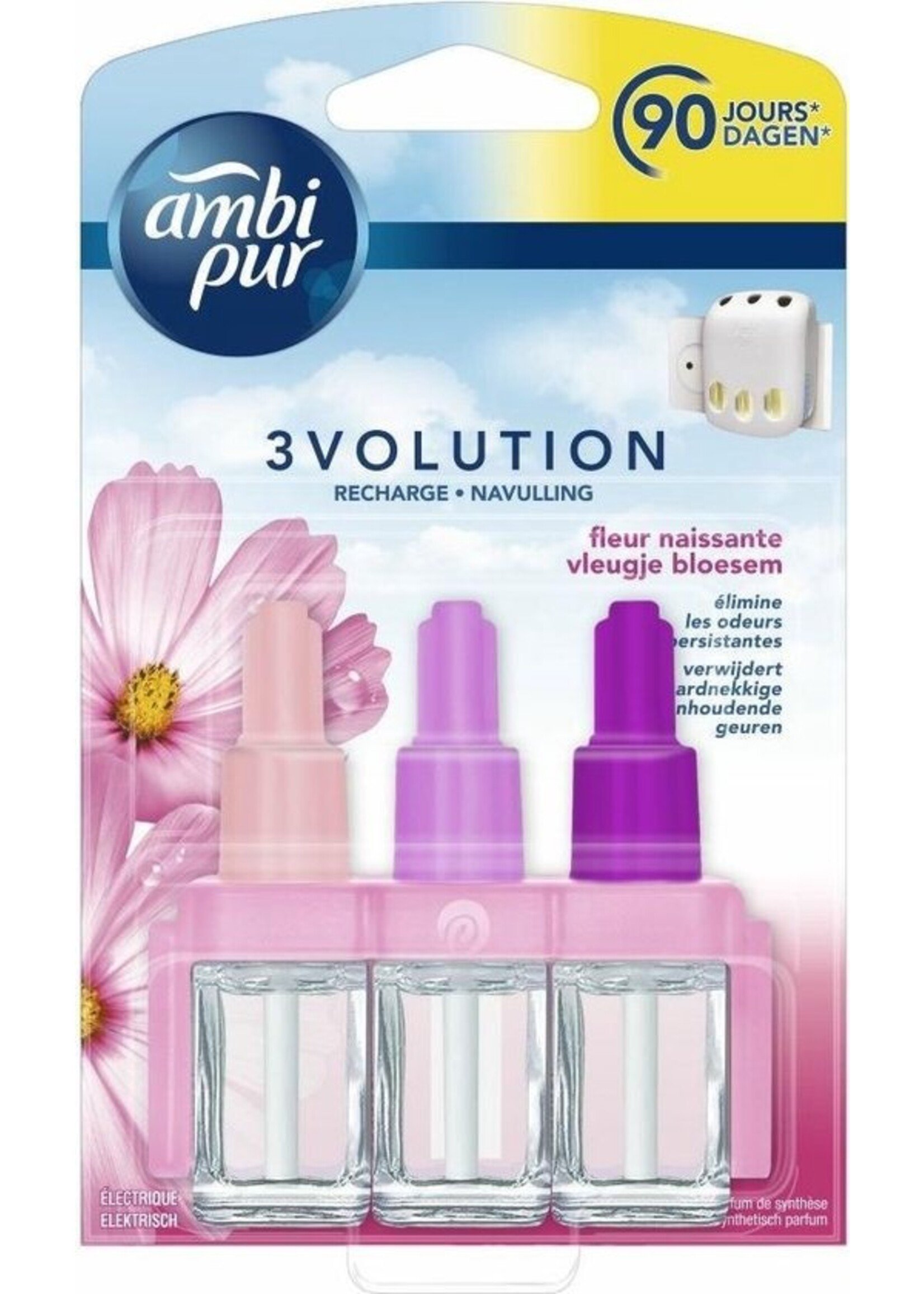 Ambi Pur Electrische Luchtverfrisser 3Volution Navulling Blossom & Breeze