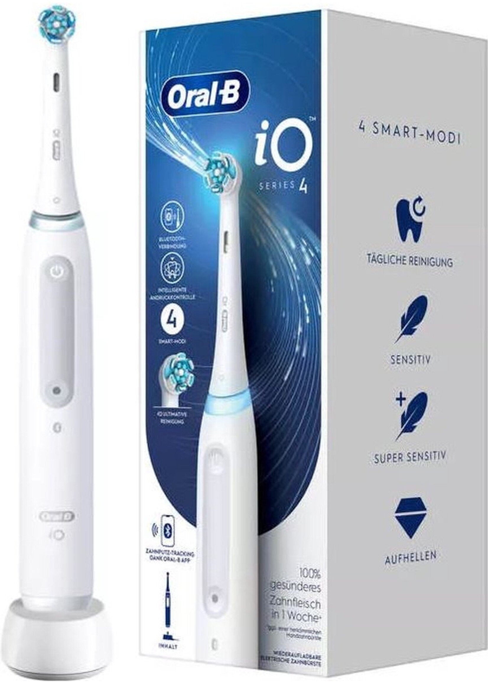 Oralb Braun Braun Oral-B iO 4 Elektrische Tandenborstel Wit