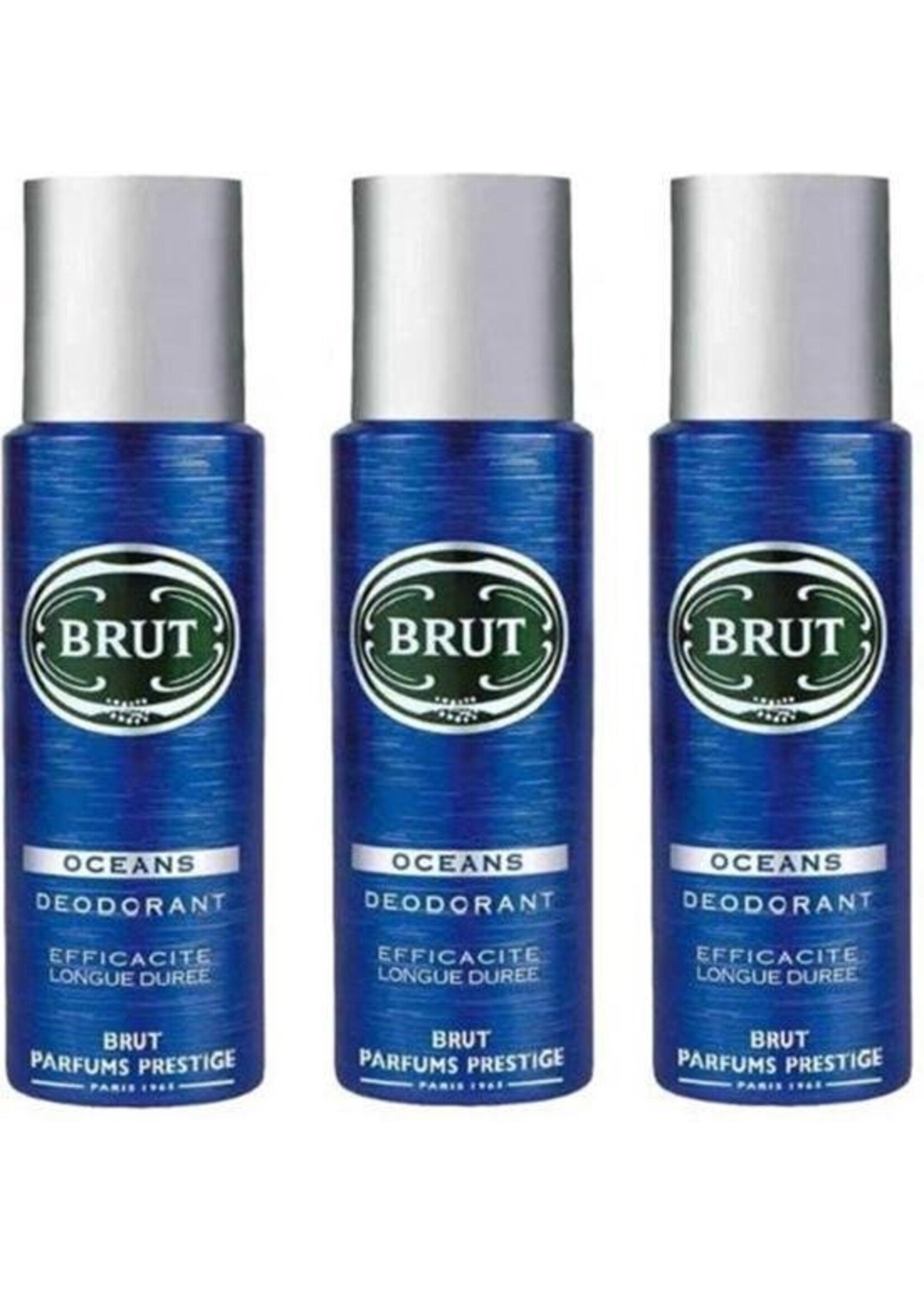 Brut Deo Spray Oceans - 3 Pack